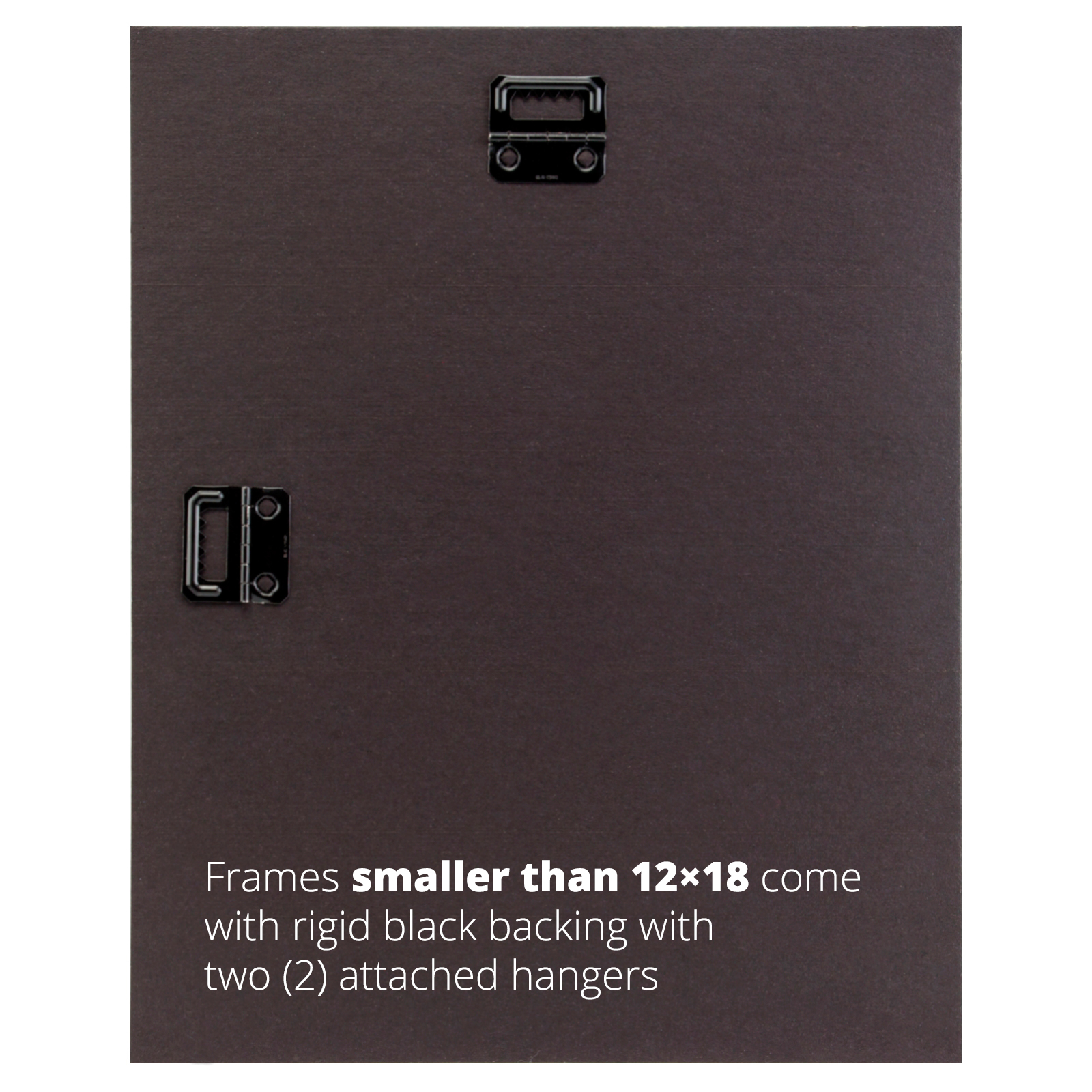 Craig Frames Wiltshire 236, Simple Brown Hardwood Picture Frame With Single Mat