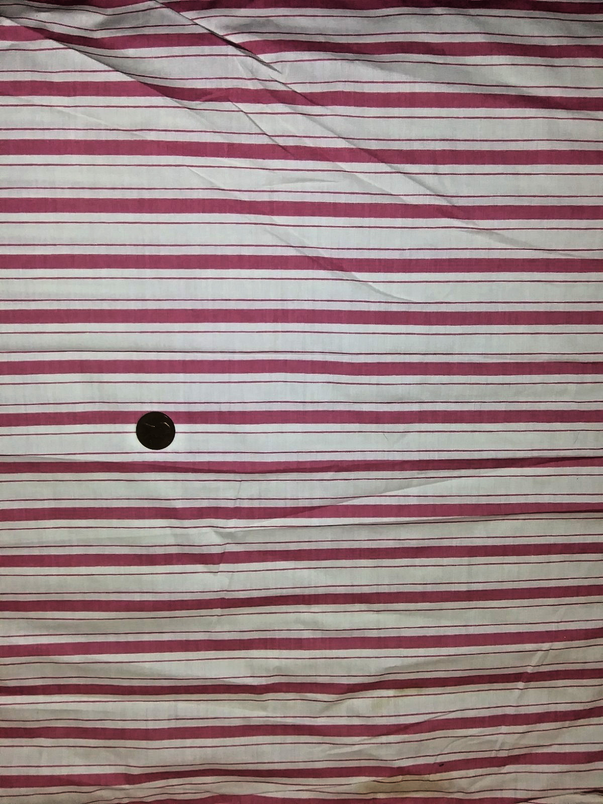 Fabric Pink and White Stripes 4 Yards Long x 40 in Wide Cotton Quilt Craft Sew