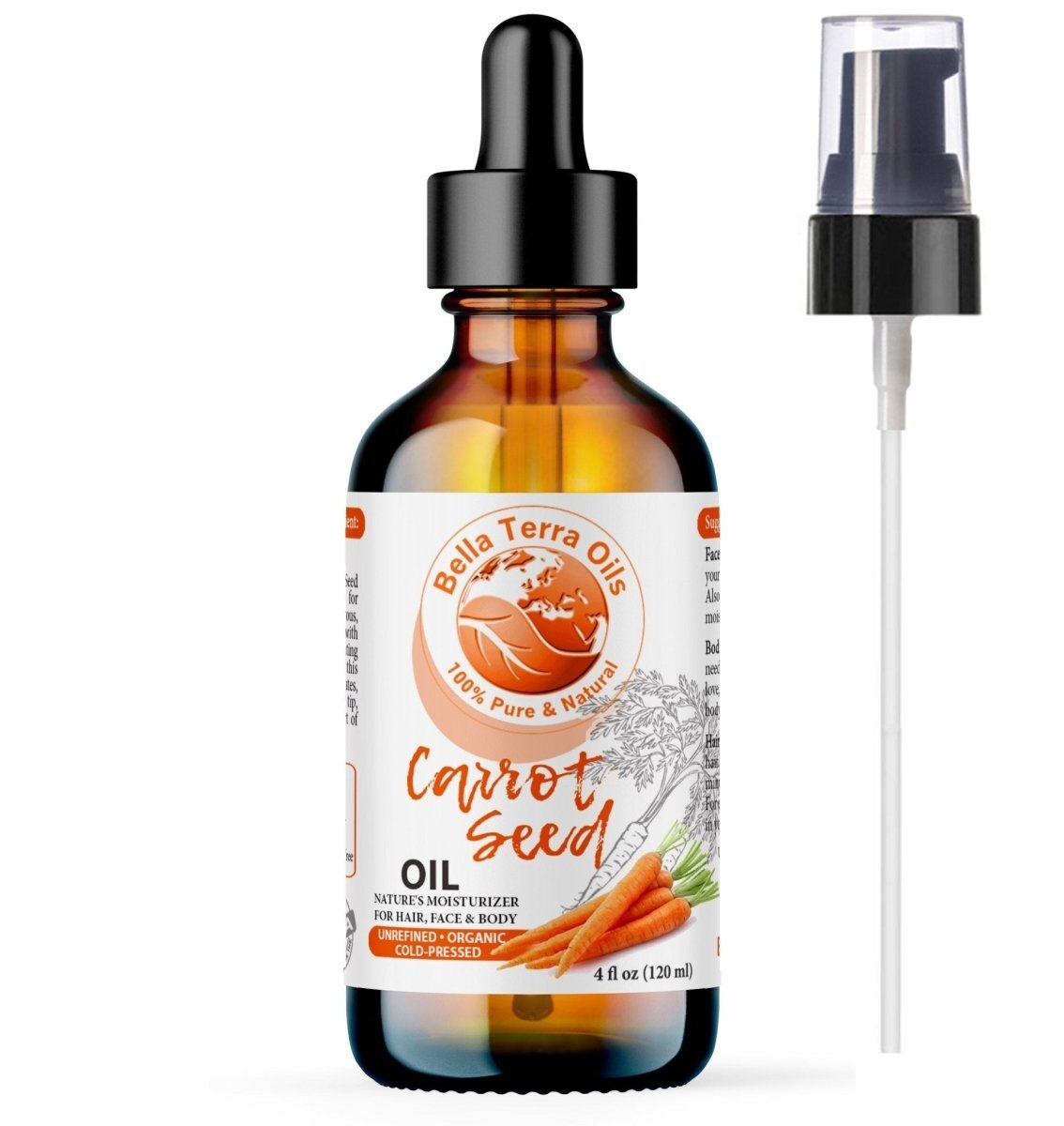 Carrot Seed Oil: Natural, Cold-Pressed, Perfect for Skin Rejuvenation