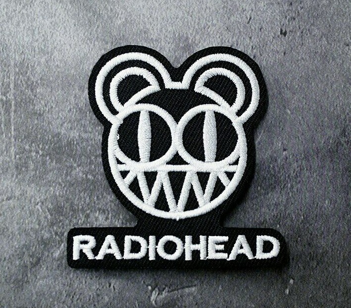 RADIOHEAD PATCH Embroidered Iron-On Bear kid a blur coldplay oasis smiths u2 NEW