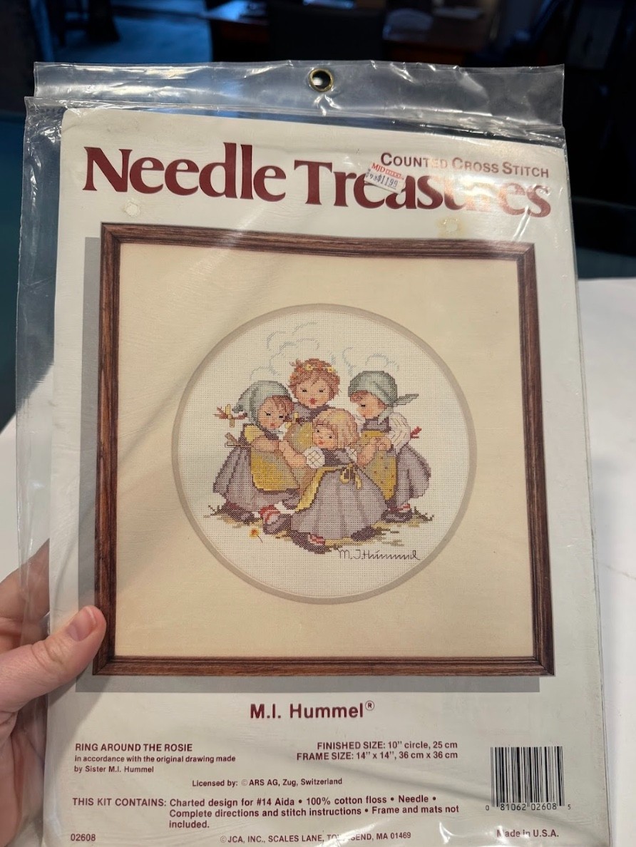 FUN! Needle Treasures Ring Around The Rosie Counted Cross Stitch Kit 02608