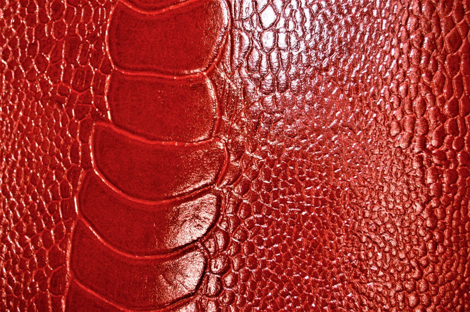 95-100 sf Burgundy Tan Ostrich Leg Print Cow Leather Hide Skin ka2ea