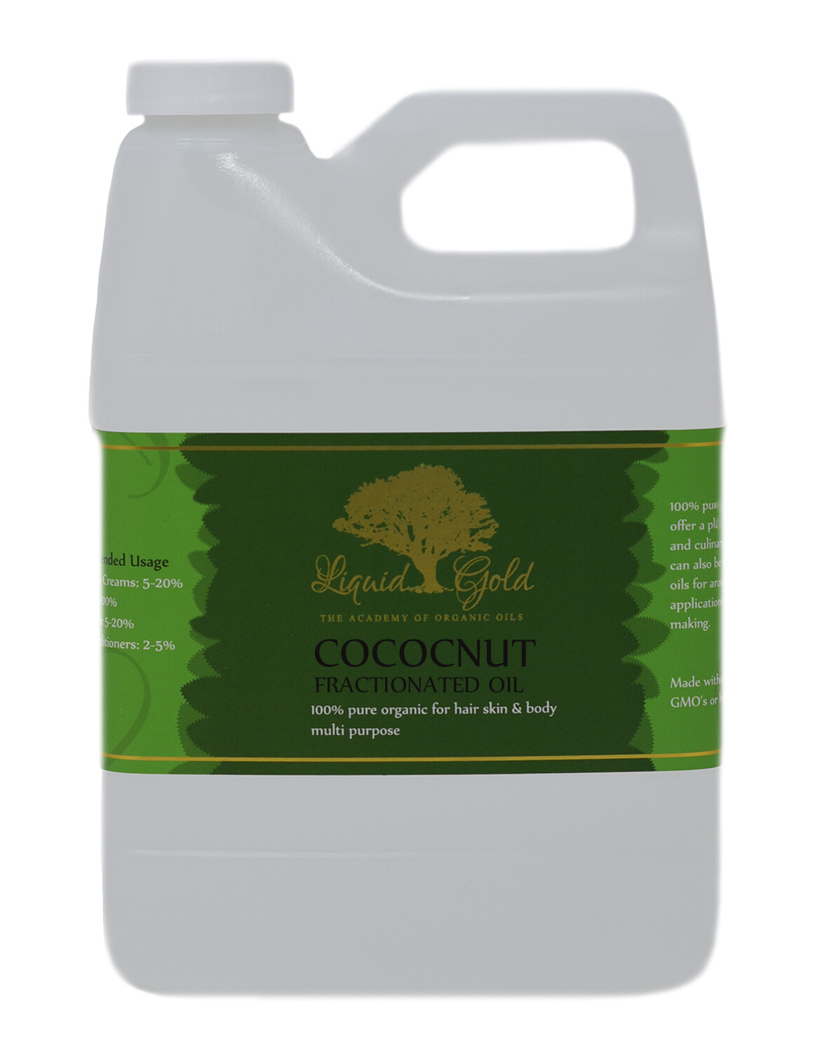 32 oz Premium Fractionated Coconut Oil Pure Organic Fresh Best Quality Skin Care