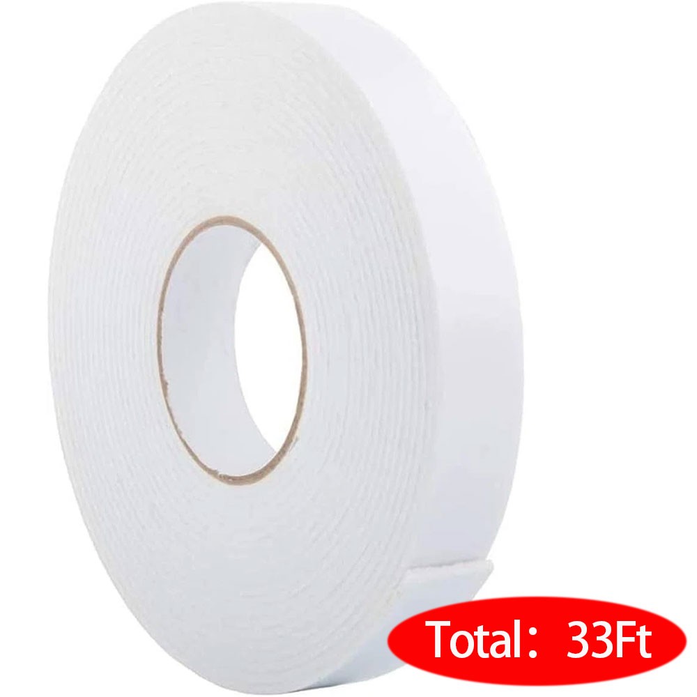 Double Sided Tape Foam Adhesive Weatherproof Tape for DIY/Craft/Office/Garden