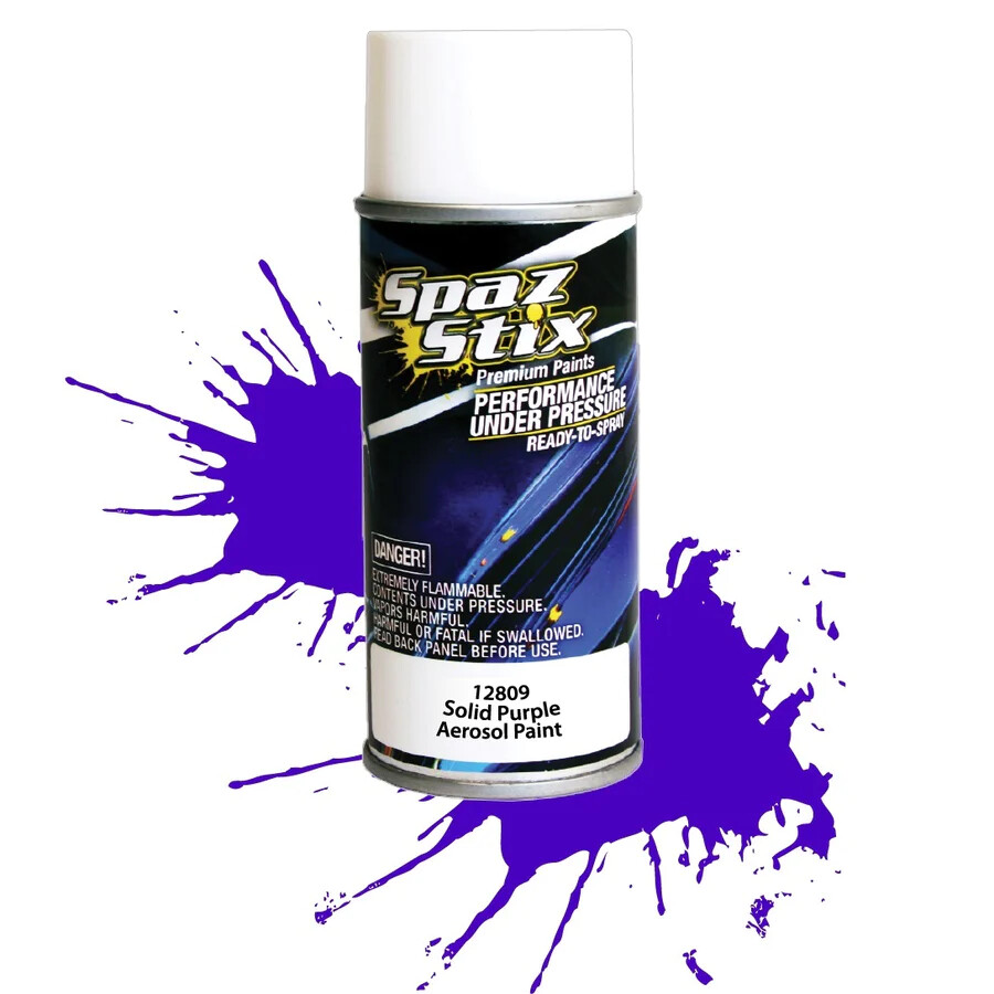 Spaz Stix Aerosol RC Plastic Lexan Spray Paint 3.5oz Choose from Colors