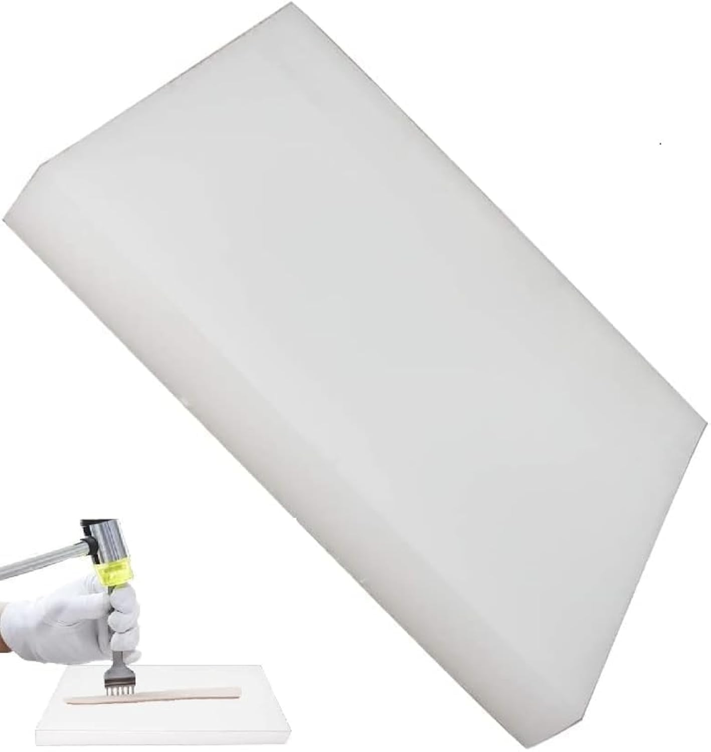 Leather Punch Pad Plastic Mute Punching Hole Mat Stamping Cutting Board for D…