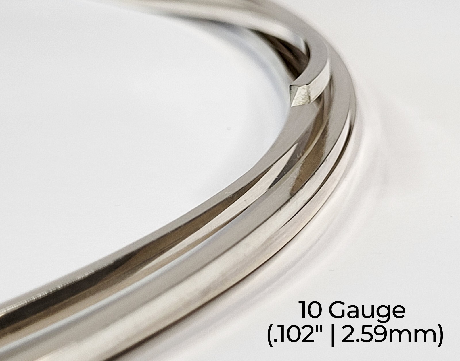 925 Sterling Silver Wire | Square | Dead Soft | 10-24 Gauge | 1-10 Ft | USA