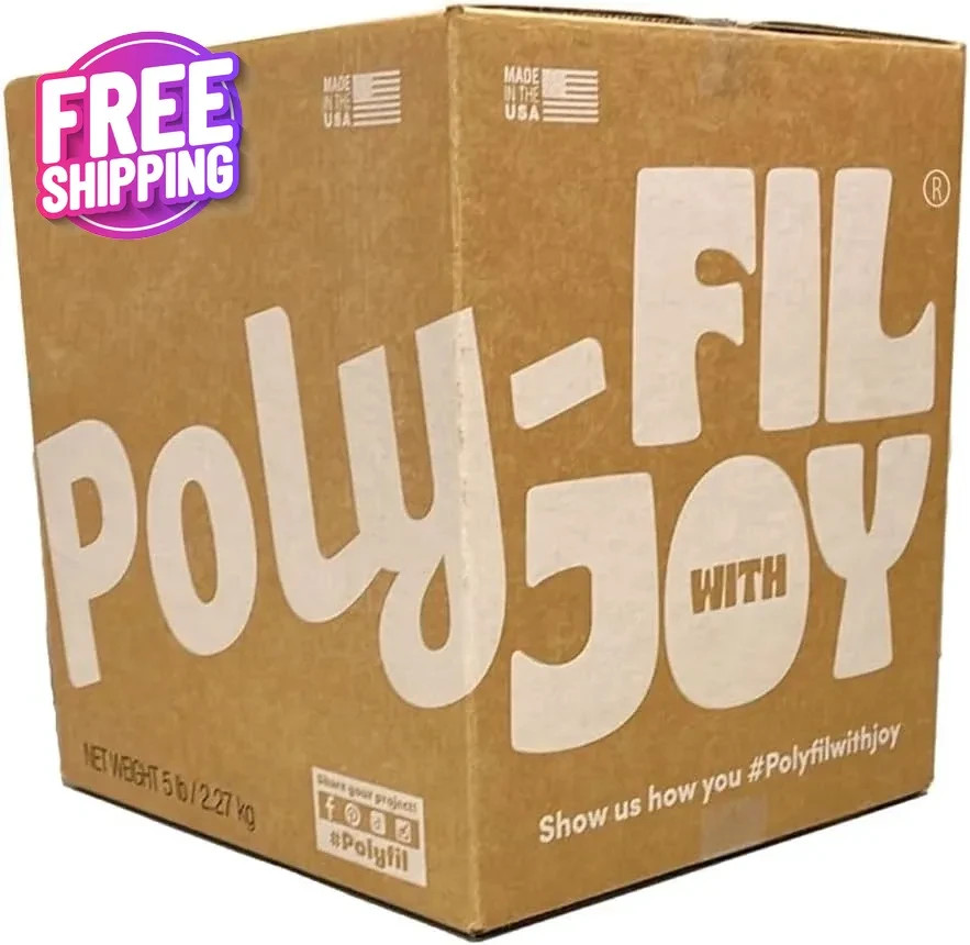 the Original Poly-Fil, Premium Polyester Fiber Fill, Soft Pillow Stuffing, Stuff