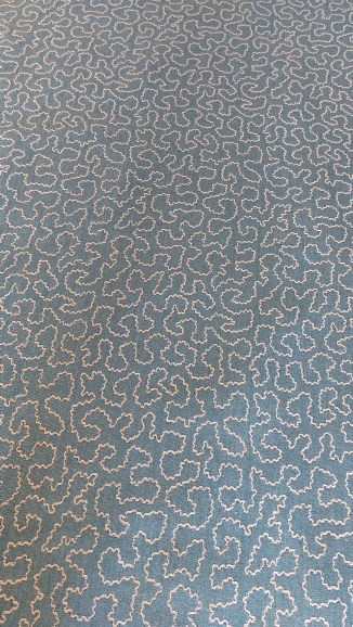 Linwood Fabric/Tango Weaves II / Cyan Width 140cm Length 4.20 metres