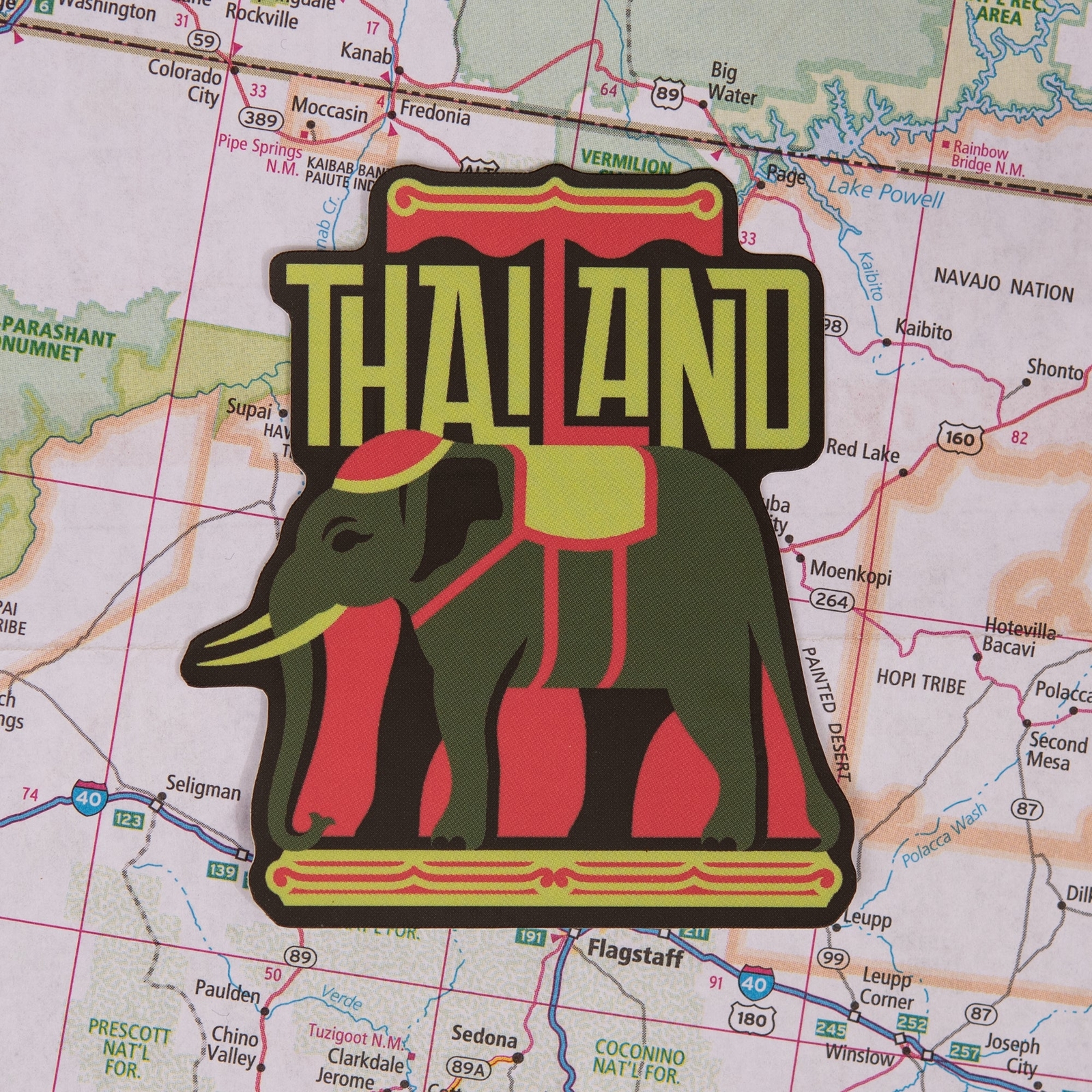Thailand Weatherproof Vinyl Travel Sticker – Gift or Souvenir