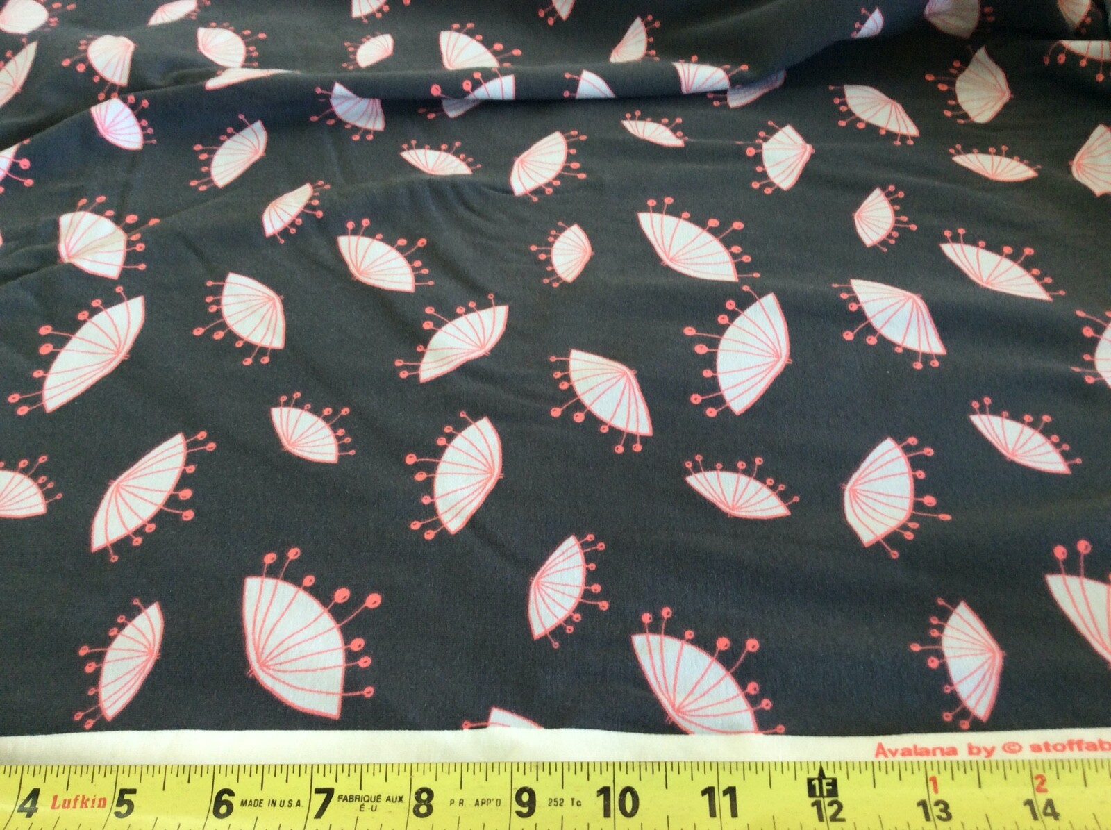 STOF FABRICS- AVALANA #MSJ15-44 – SMOKE GRAY KNIT -64″W– BY THE YARD