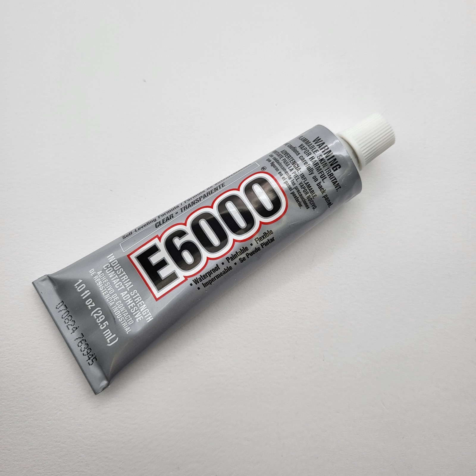 E6000 Clear Jewelry & Craft Glue w/ Nozzle – 1oz or 3.7oz Industrial Adhesive