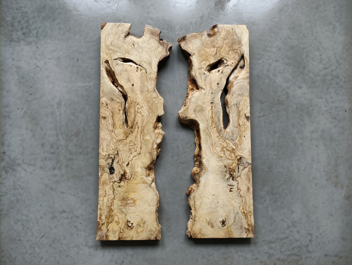Burl Olive Wood Slab for DIY Epoxy River Table, Project Ready for Epoxy Resin