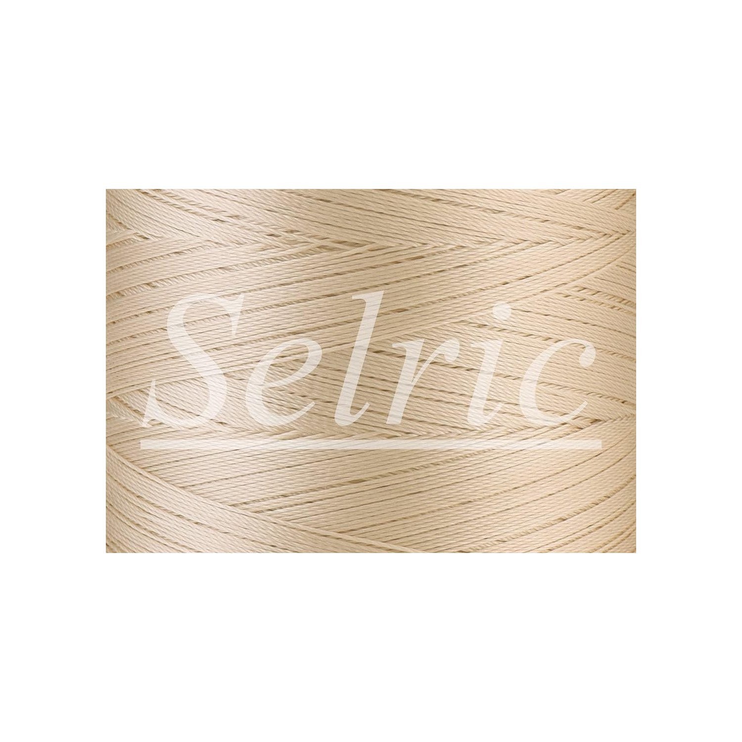 High Strength 1500Yards Polyester Thread T70 210D/3 Beige for Sewing Projects