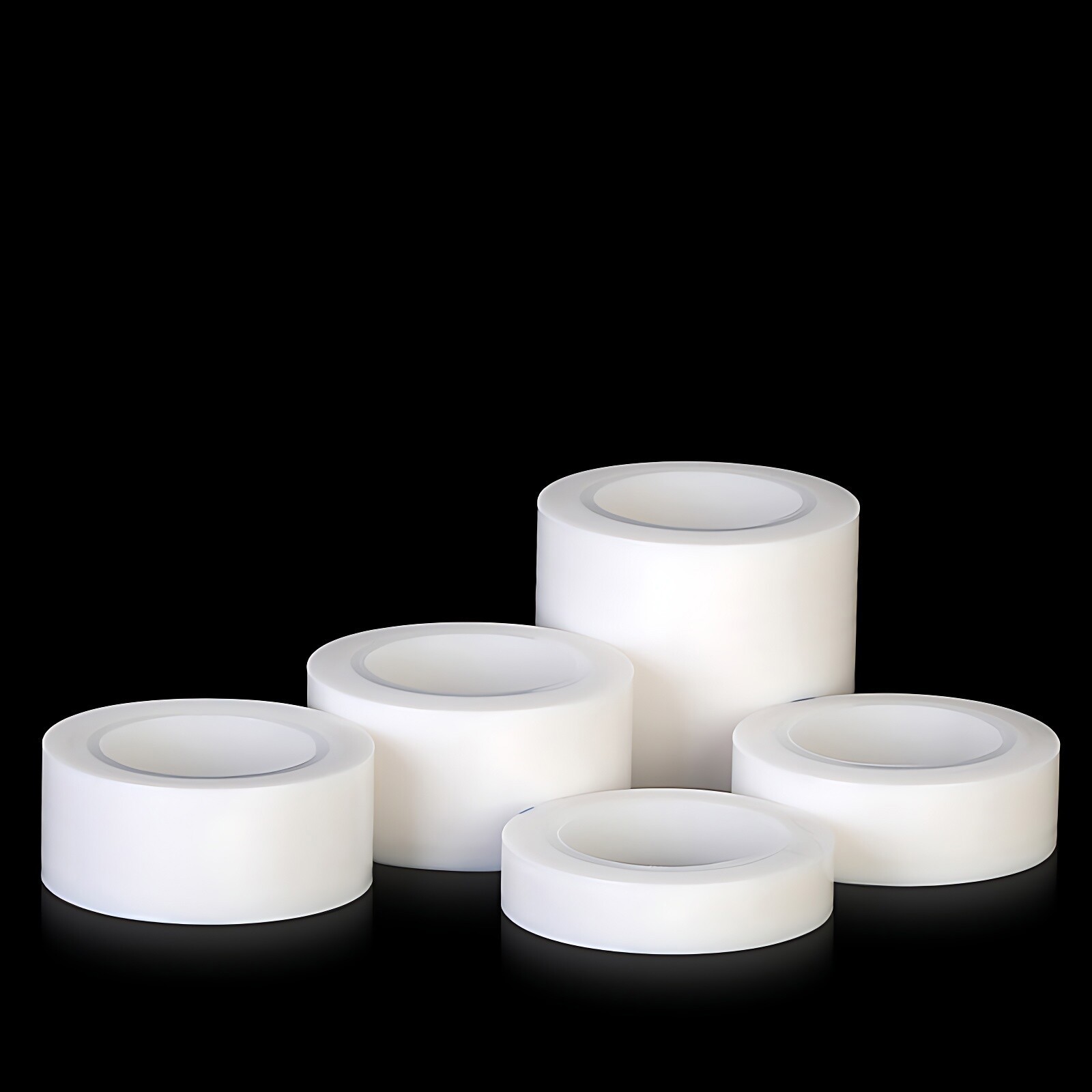 White PTFE Film Ultra-thin Sheet Plastic Film 50mm/100mm Wide 0.03mm~0.2mm Thick