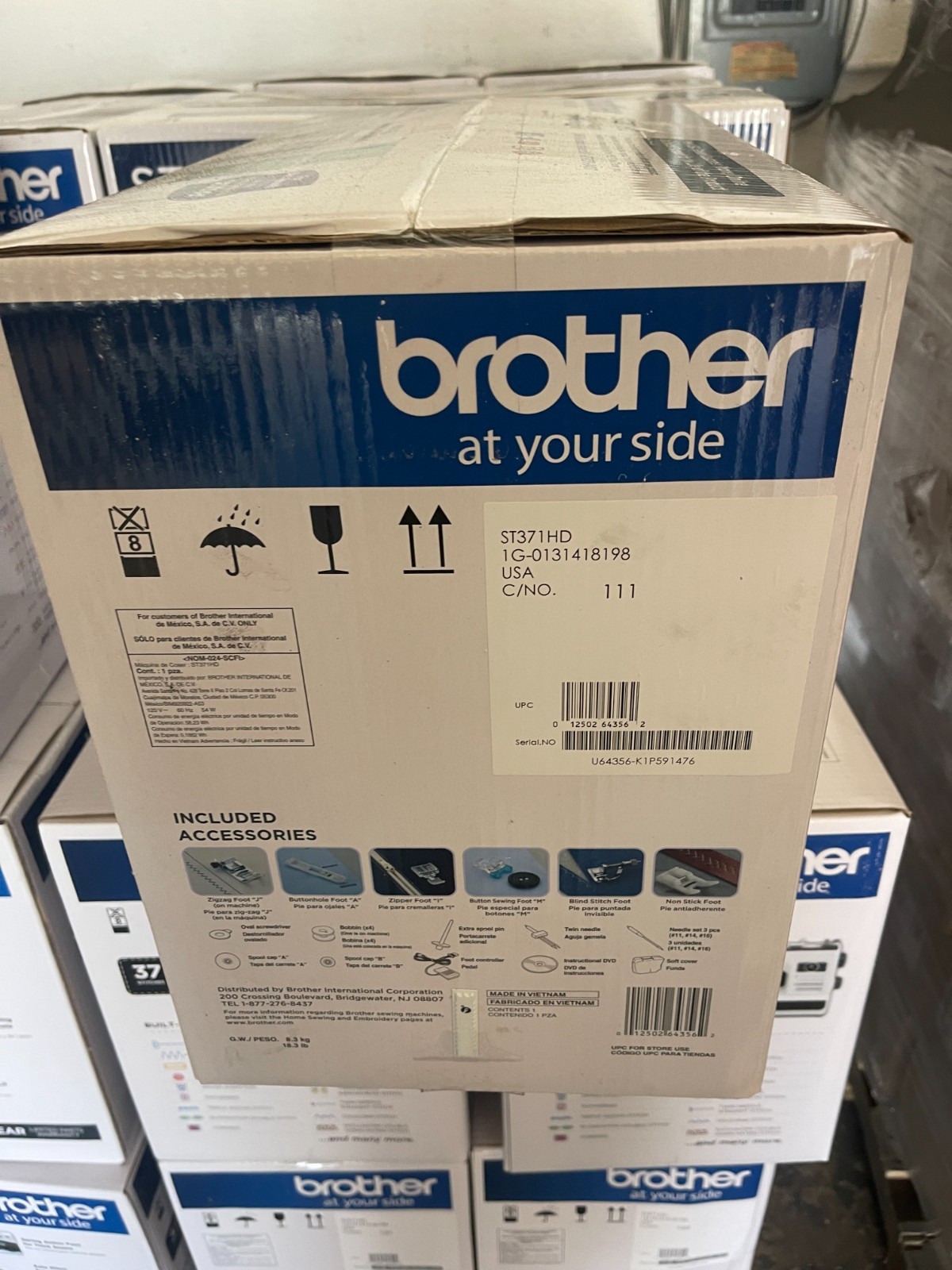 Brother ST371HD Strong & Tough Heavy-Duty Sewing Machine W/37 Built-In Stitches