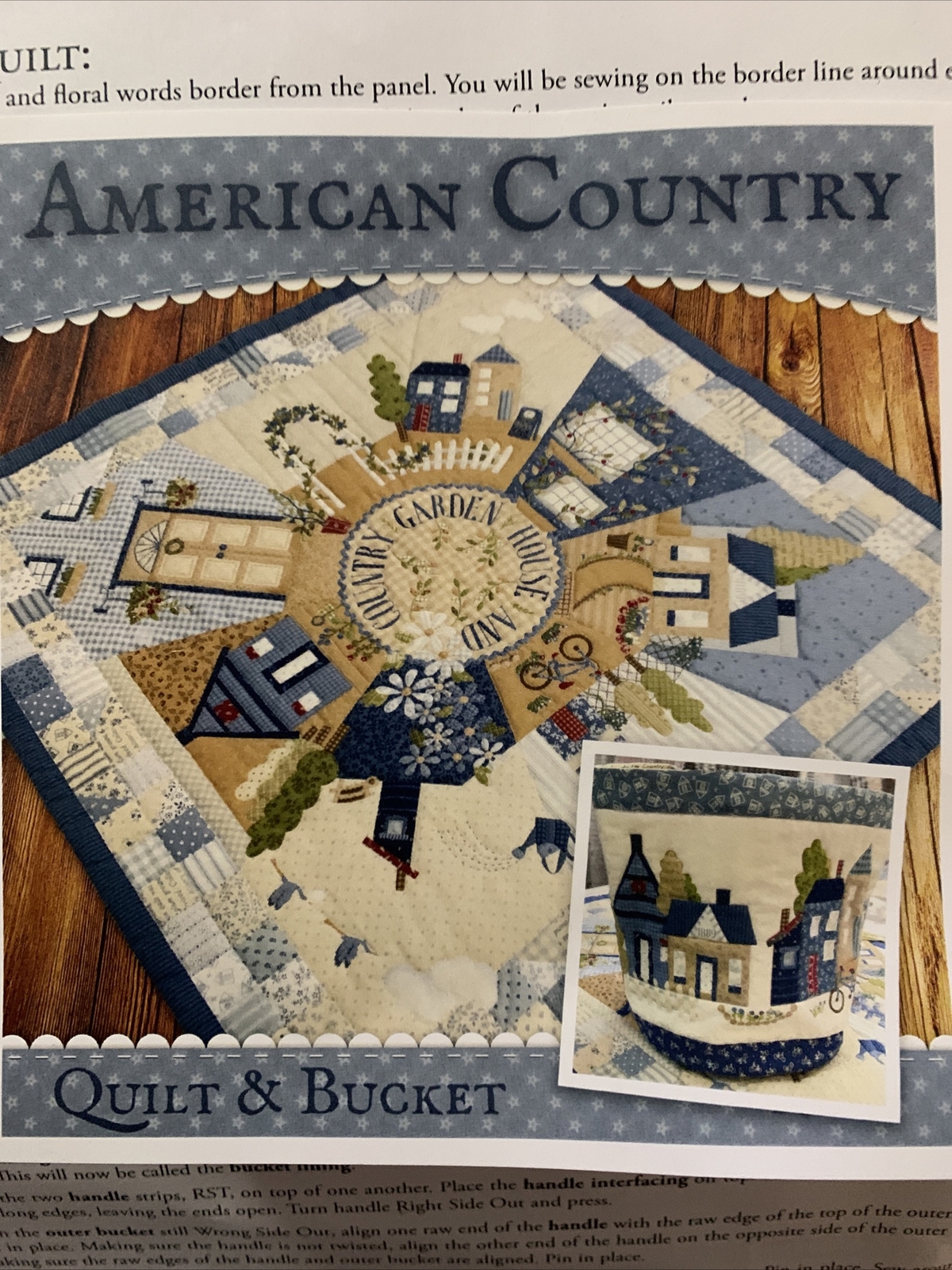 American Country Scrap Quilts &Bucket