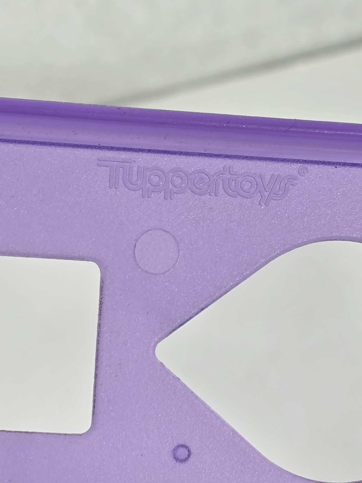 Lot of 10 Vintage Tupperware TupperToys Stencils Letters Transportation Plants