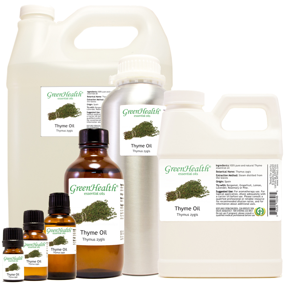 Thyme Essential Oil 100% Pure Free Shipping Many Sizes to Choose from