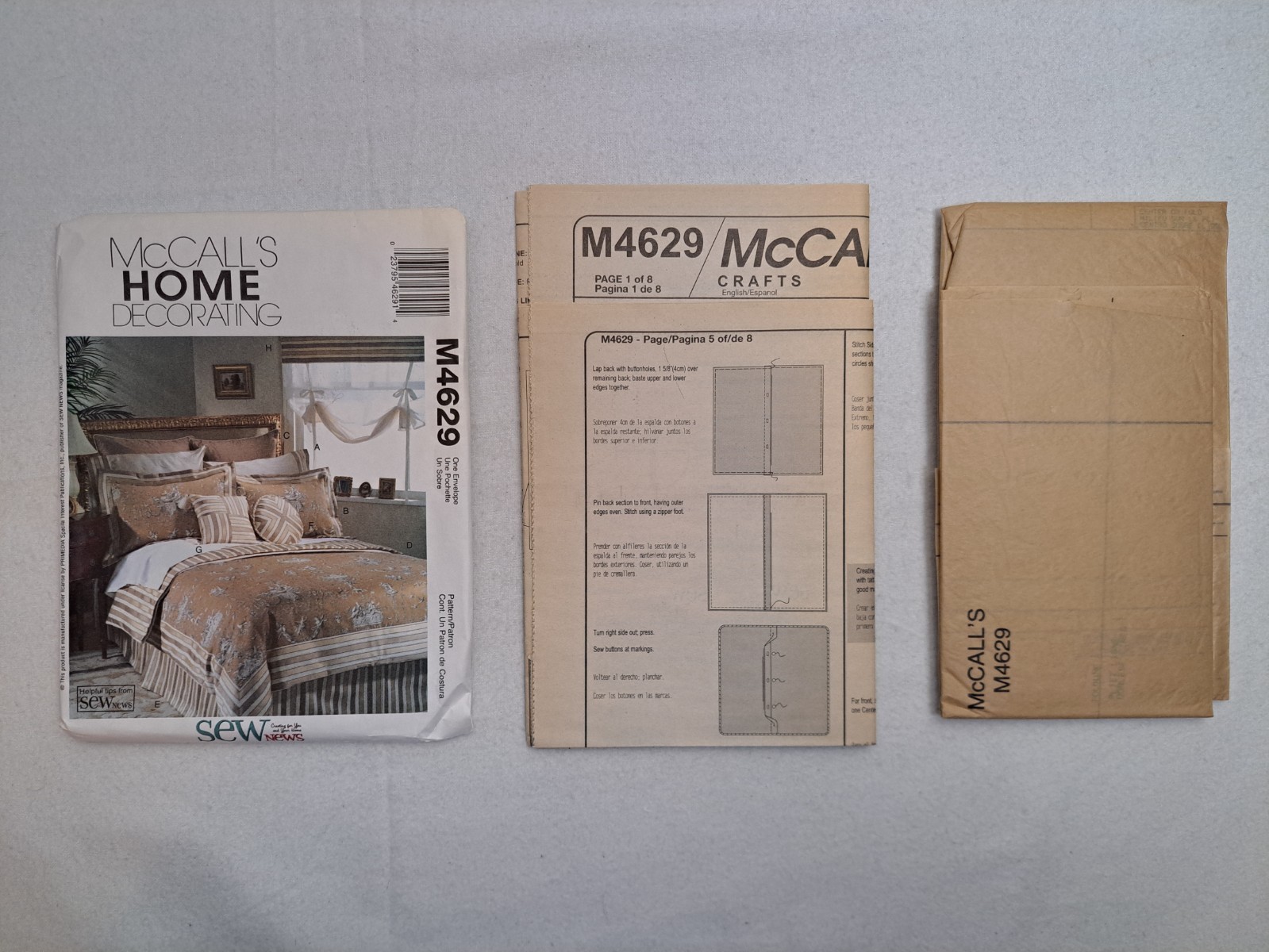 McCall’s Pattern – Bedroom Decor (All Sizes) #M4629 – Uncut