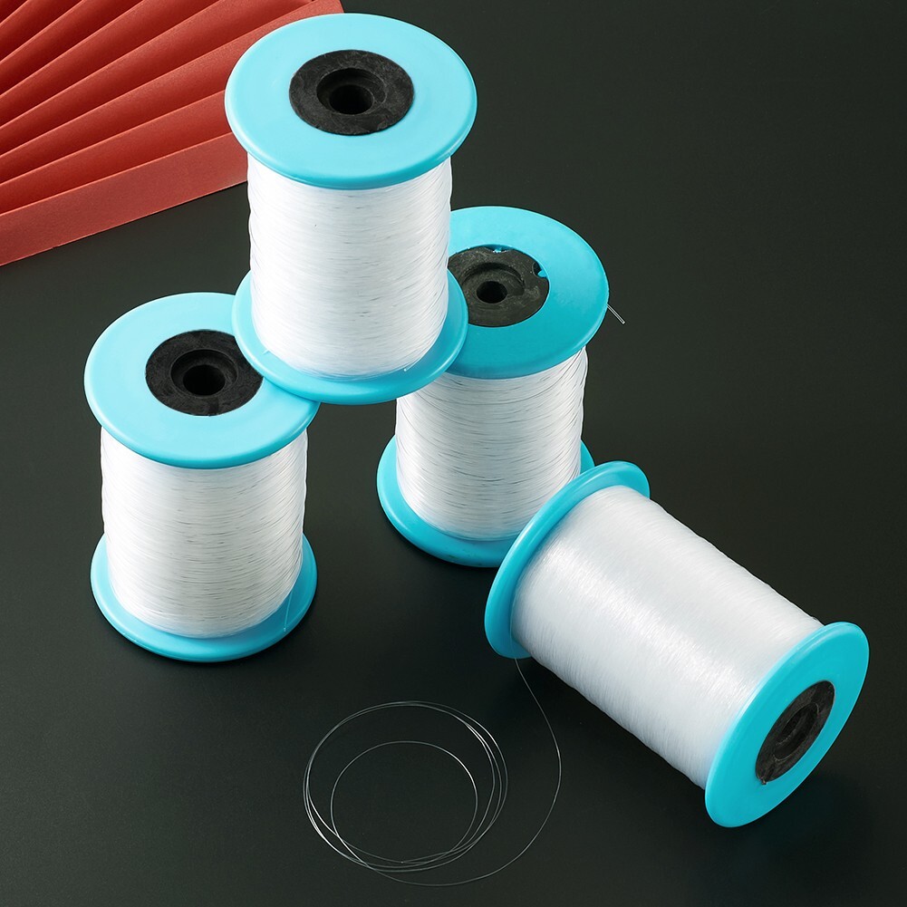 1 Roll White Fishing Thread Nylon Wire For DIY Crafts Jewelry Making 0.25~1.0MM