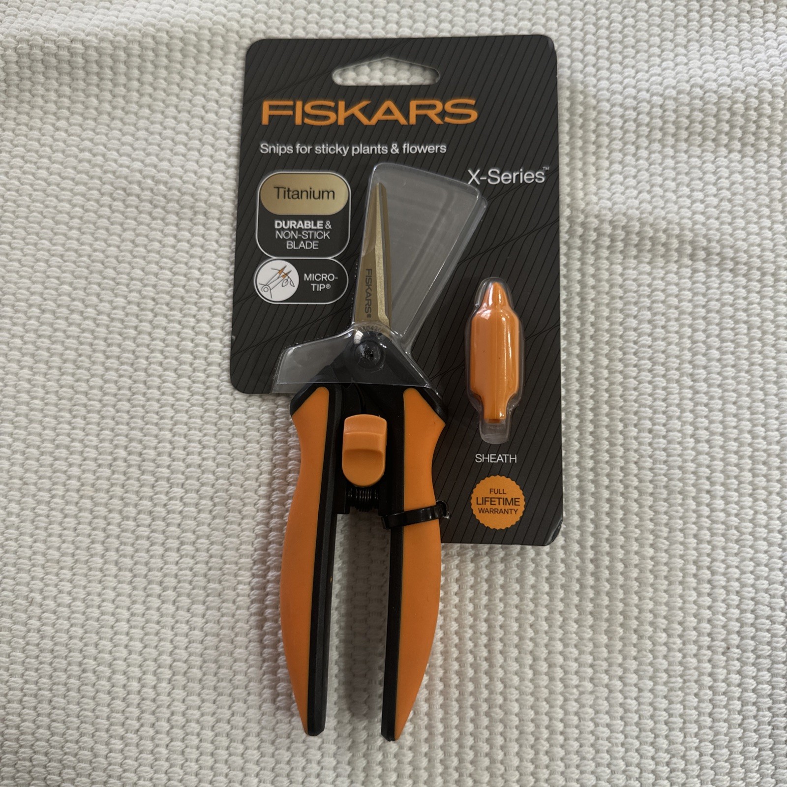 🔥✔️ Fiskars Micro-Tip, Snips non stick Blade, Craft Scissors, Plants NIP