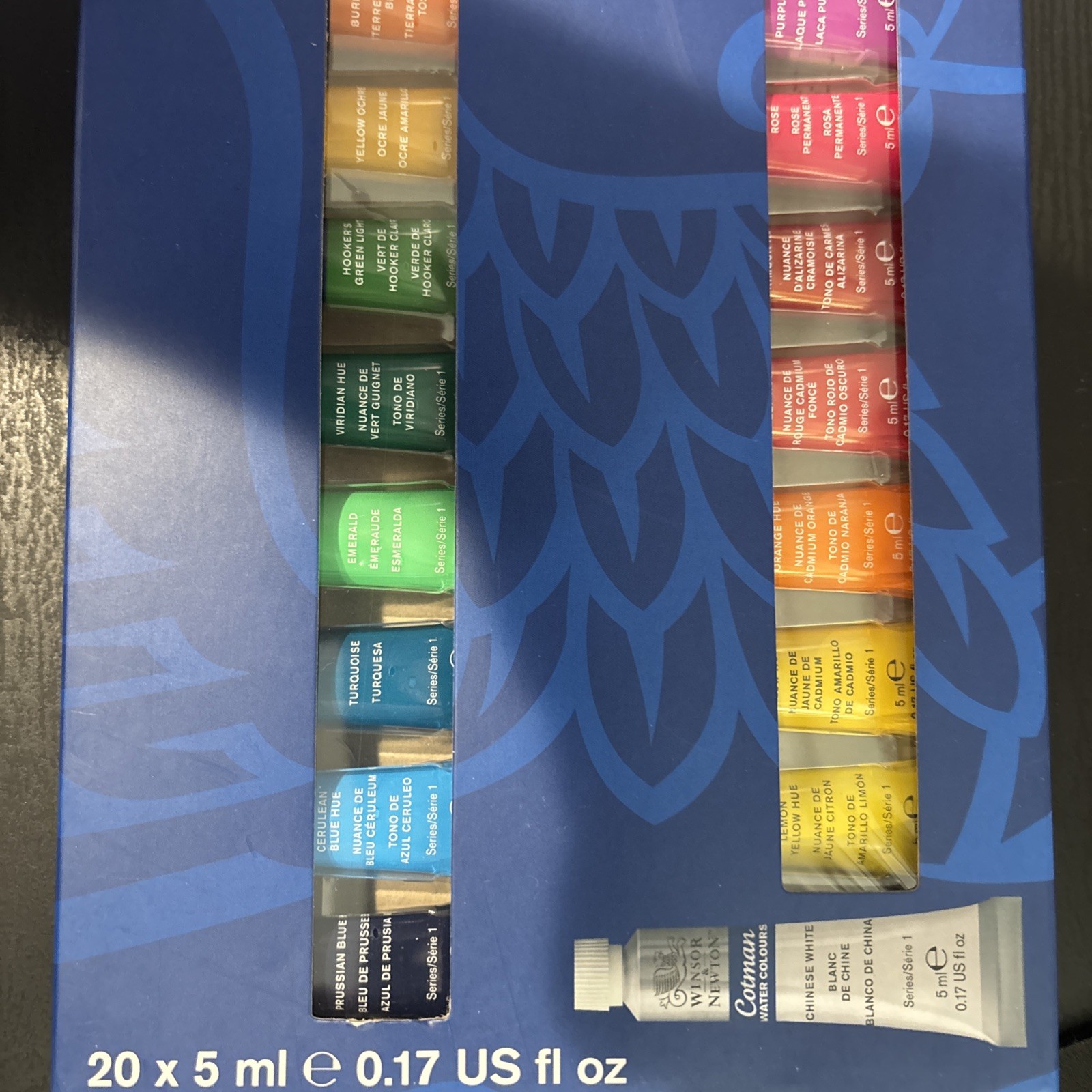 W&N Cotman Watercolor 20pc, .5ml Tubes, NIP