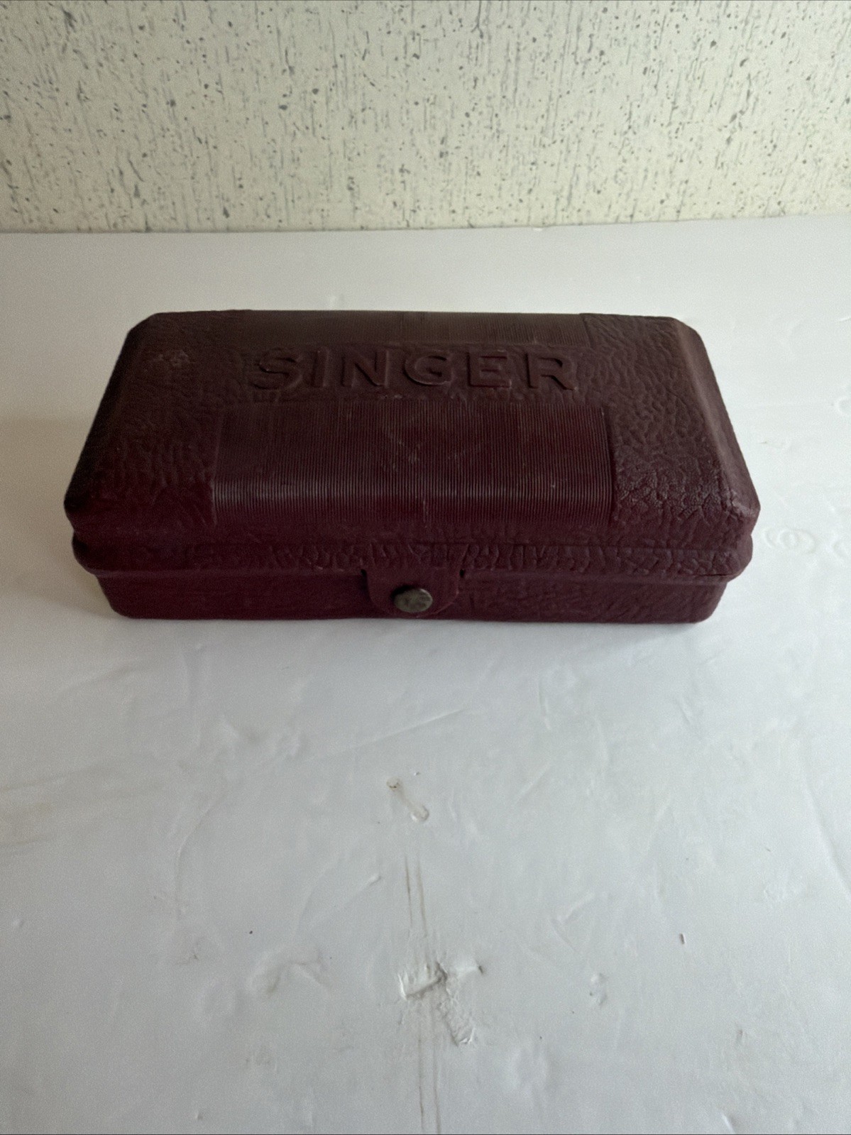 Vintage Singer Sewing Machine Slant Needle Buttonholer #160743 USA