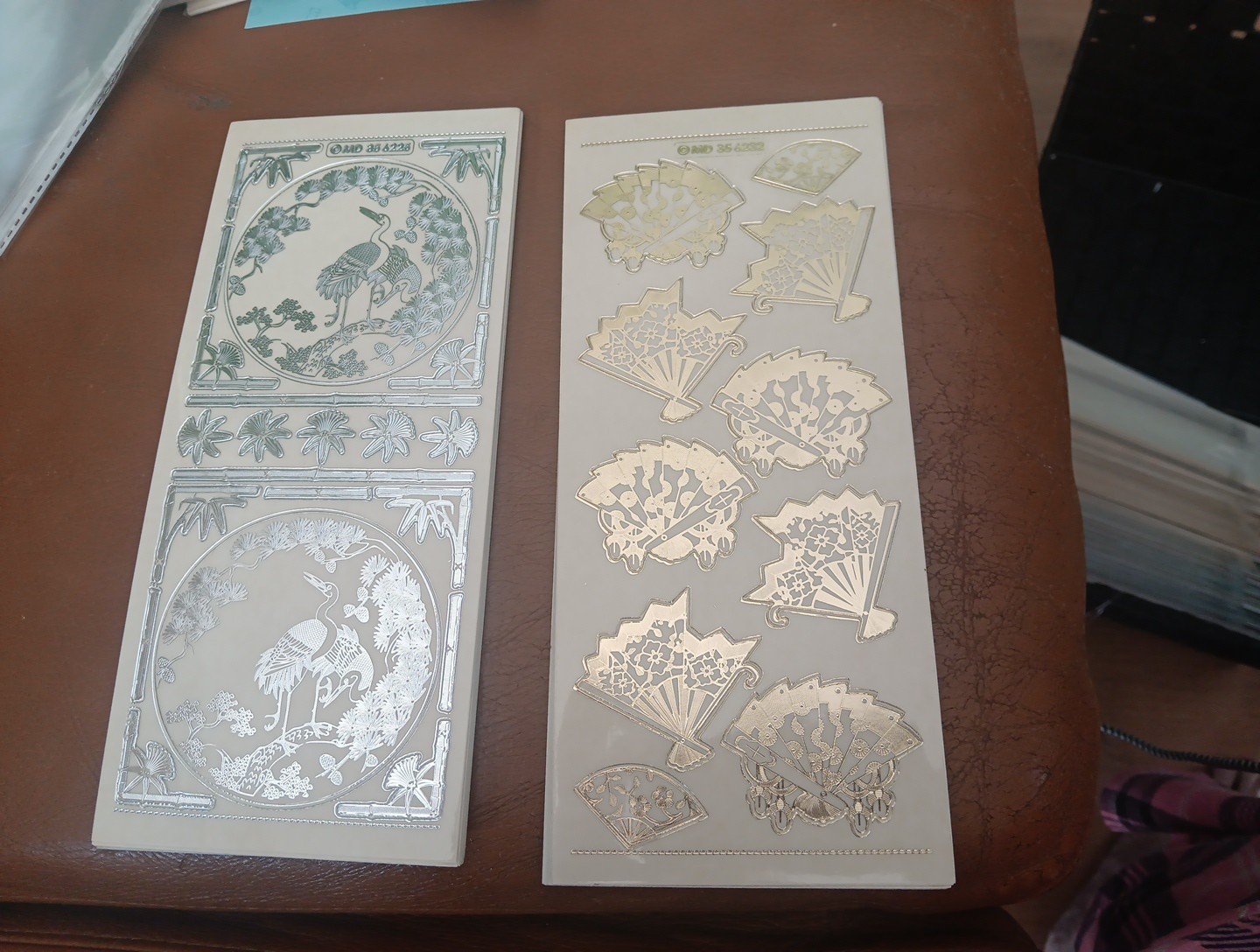 2X STICKERS SCRAPBOOKING NEW (ST1300) TRANSPARENT JAPANESE