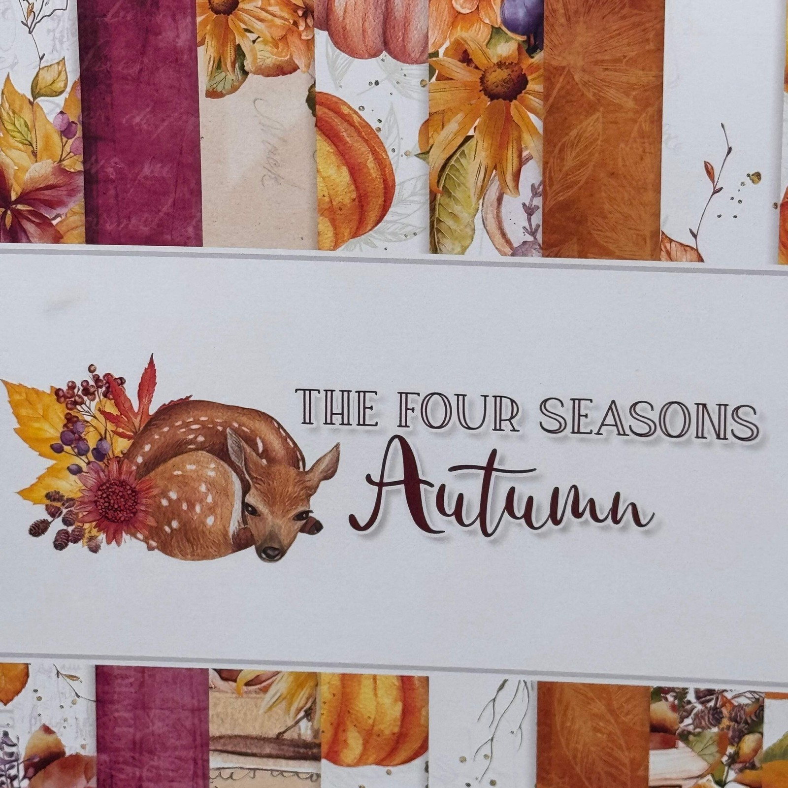 THE FOUR SEASONS (2 Pack) Autumn Collection Paper Pad Stock Paper 12″ x 12″ 6 De
