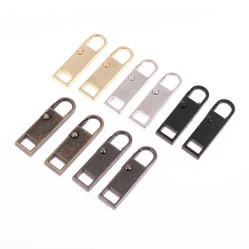 2x Zipper Fixer Repair Pull Tap for Pants, Luggage, Boots, Bags Replacement Tool