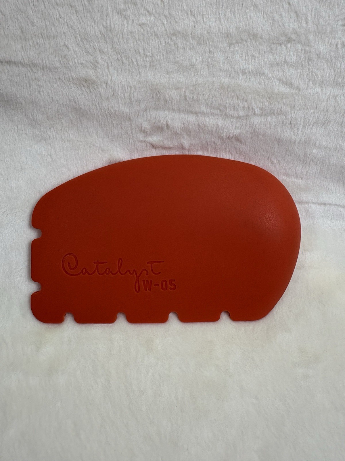 Princeton Artist Brush Co Orange Catalyst Silicone Wedge W-05 Painting Art