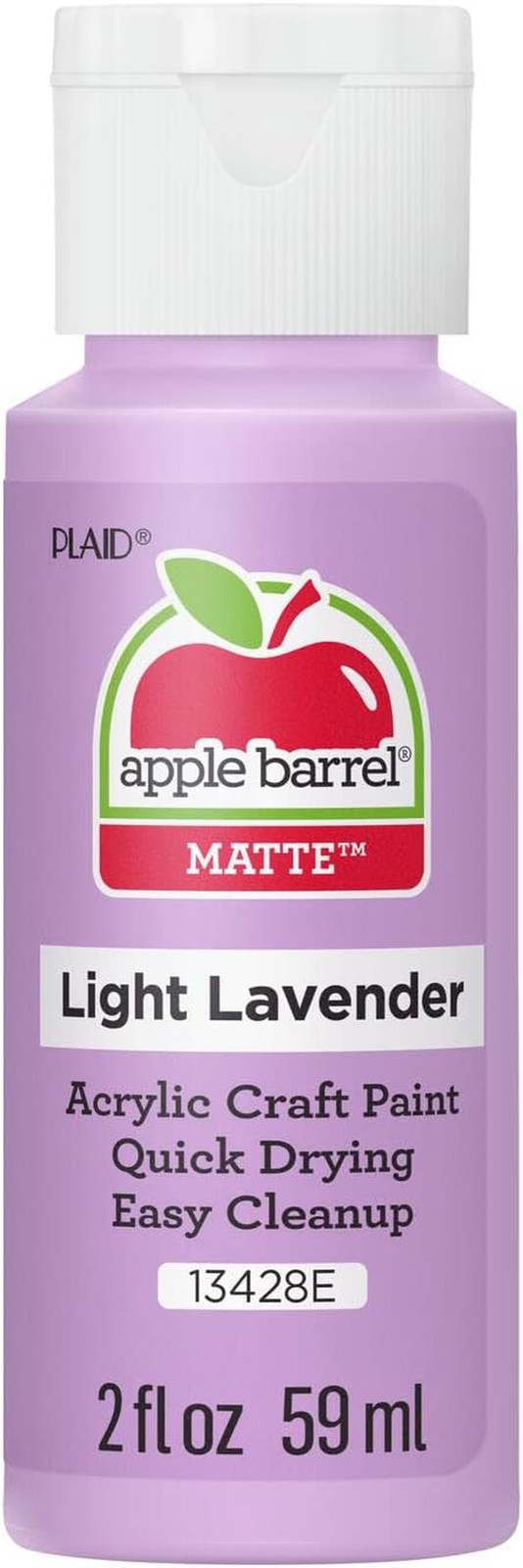 Acrylic Paint, Light Lavender 2 fl oz Classic, Easy To Apply DIY Arts And Crafts
