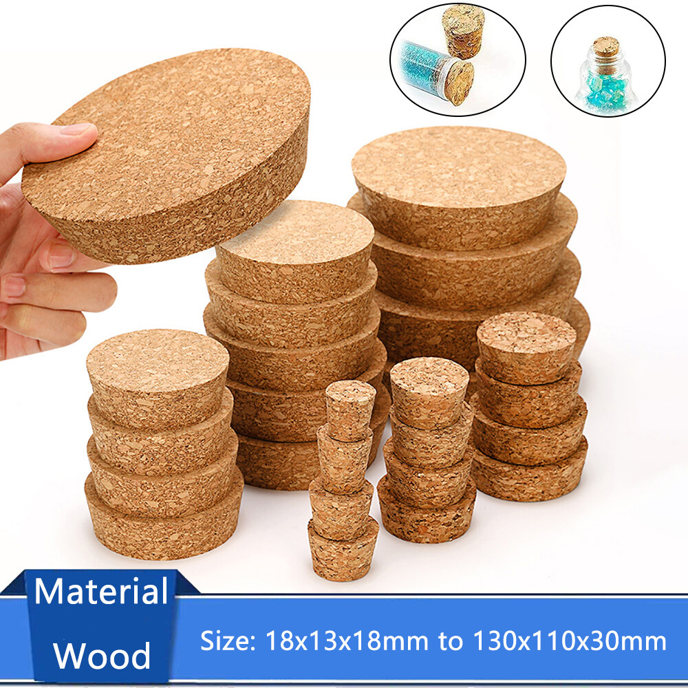 Cork Stopper Plug Round Tapered Bungs Style Crafts Wine Fit Bottle Different