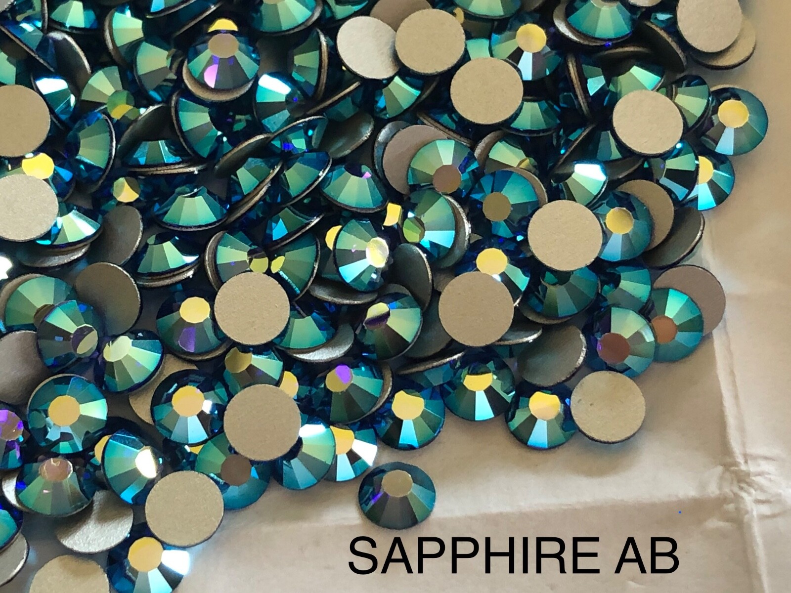 10 GROSS (1440 PCS) SS20 (4.7 MM) VIVA12 CZECH PRECIOSA SILVER FOILD AB CRYSTALS