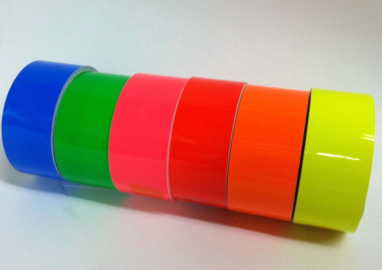 Solid Color Gloss Vinyl Tape, pick color + size, 30 Colors! Sticky Plastic