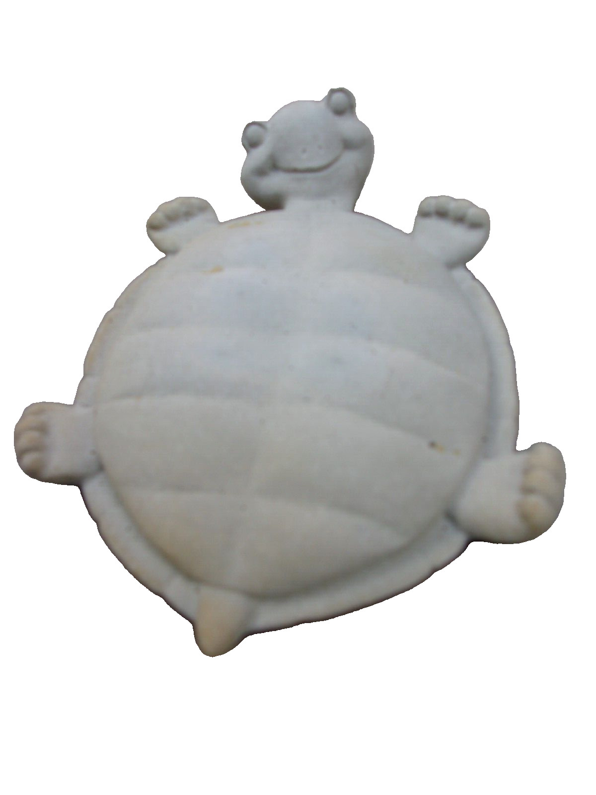Latex turtle mold plaster plastic backup concrete mould 6″L x 4″W x up to 1″ H