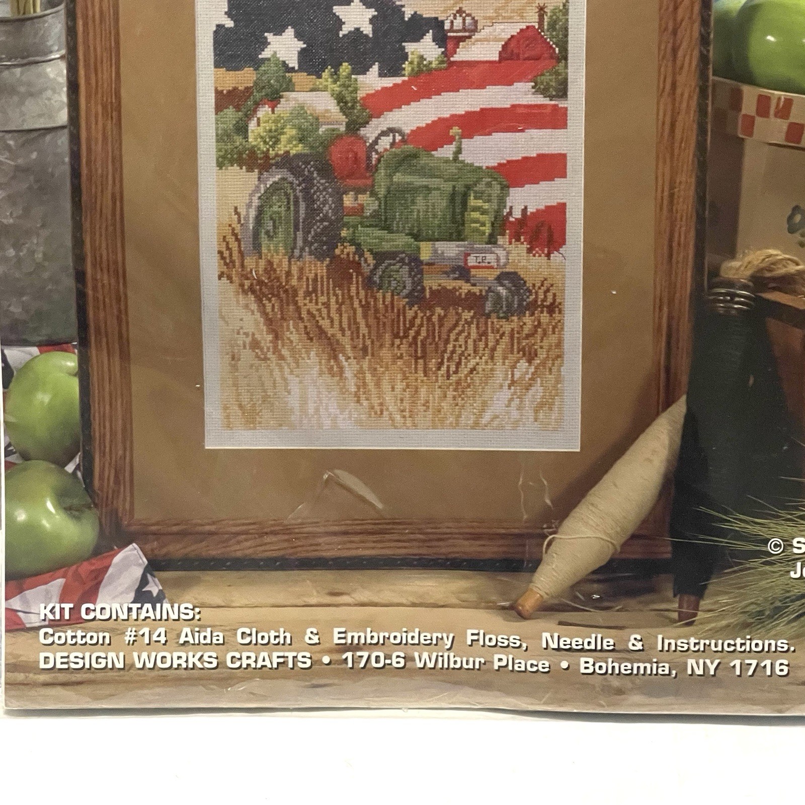 Design Works Counted Cross Stitch Picture Kit Land of the Free #2344 STAPCO