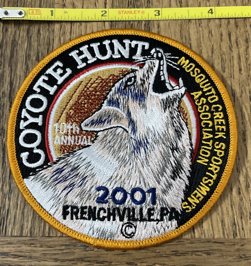 Coyote Hunt 2001 Patch-Brand New-SHIPS N 24 HOURS