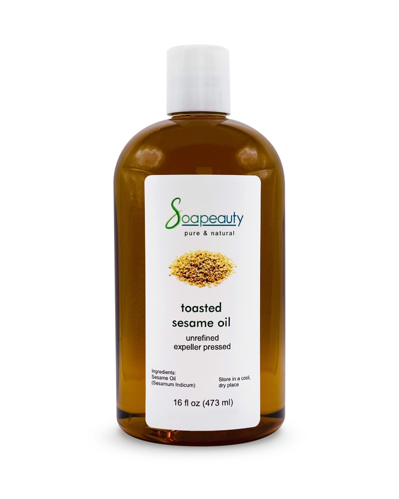 SESAME OIL UNREFINED VIRGIN NATURAL CARRIER TOASTED COLD PRESSED 4 OZ TO 1 LBS