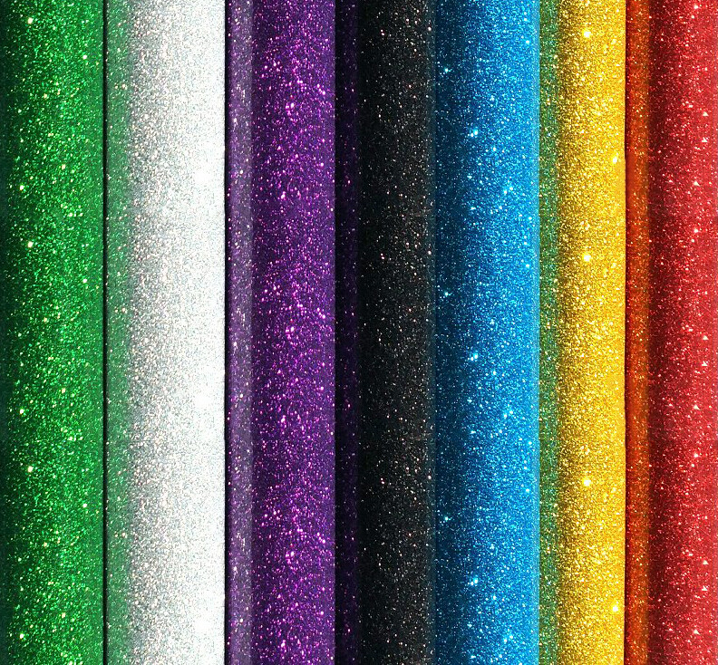 Metallic Glitter Vinyl Fabric -13 Colors to Choose From- 54″ Wide – 1 yd Plastic