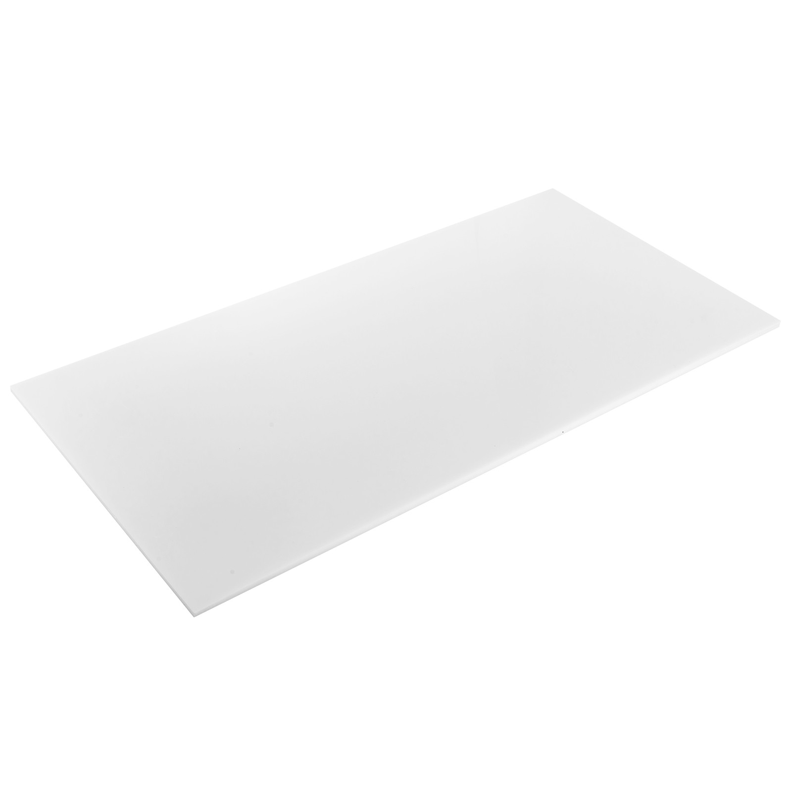 1-Pack HDPE Plastic Sheet Board 24 x 48 Inch Plastic Panel 1/2 Inch Thick