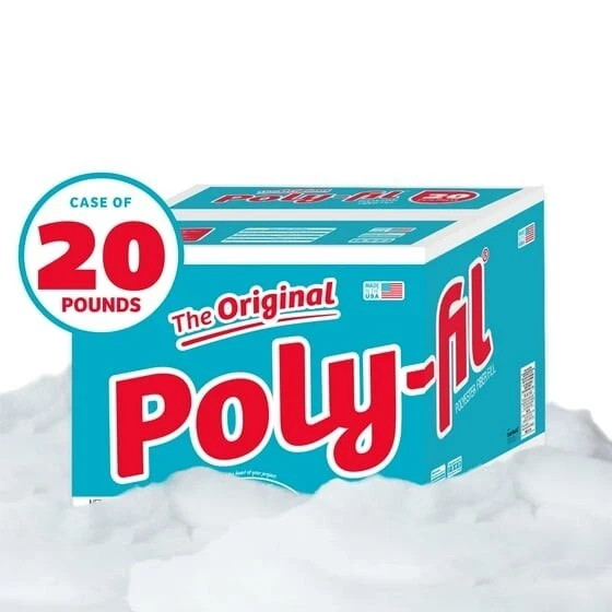 The Original Poly-fil® Premium Polyester Fiber Fill By Fairfield, 20 Pound Box