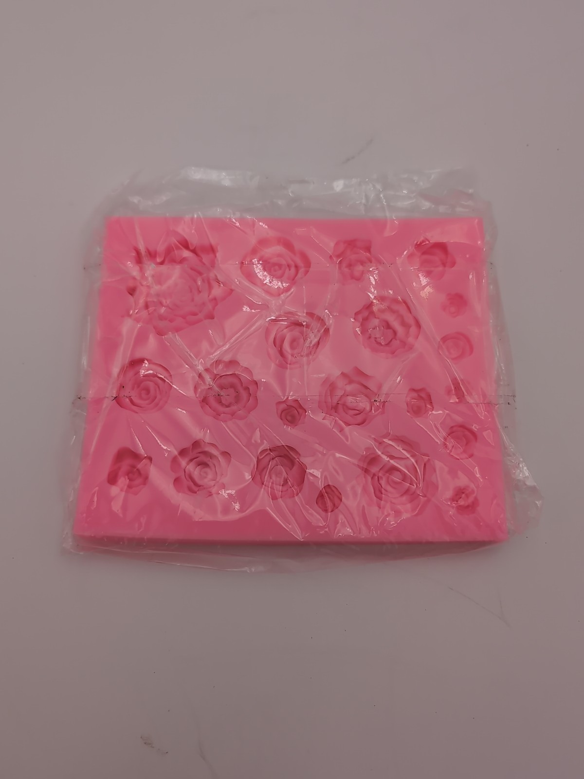 21 Cavity Silicone Fondant Molds Rose Flower Candy Molds for Wedding