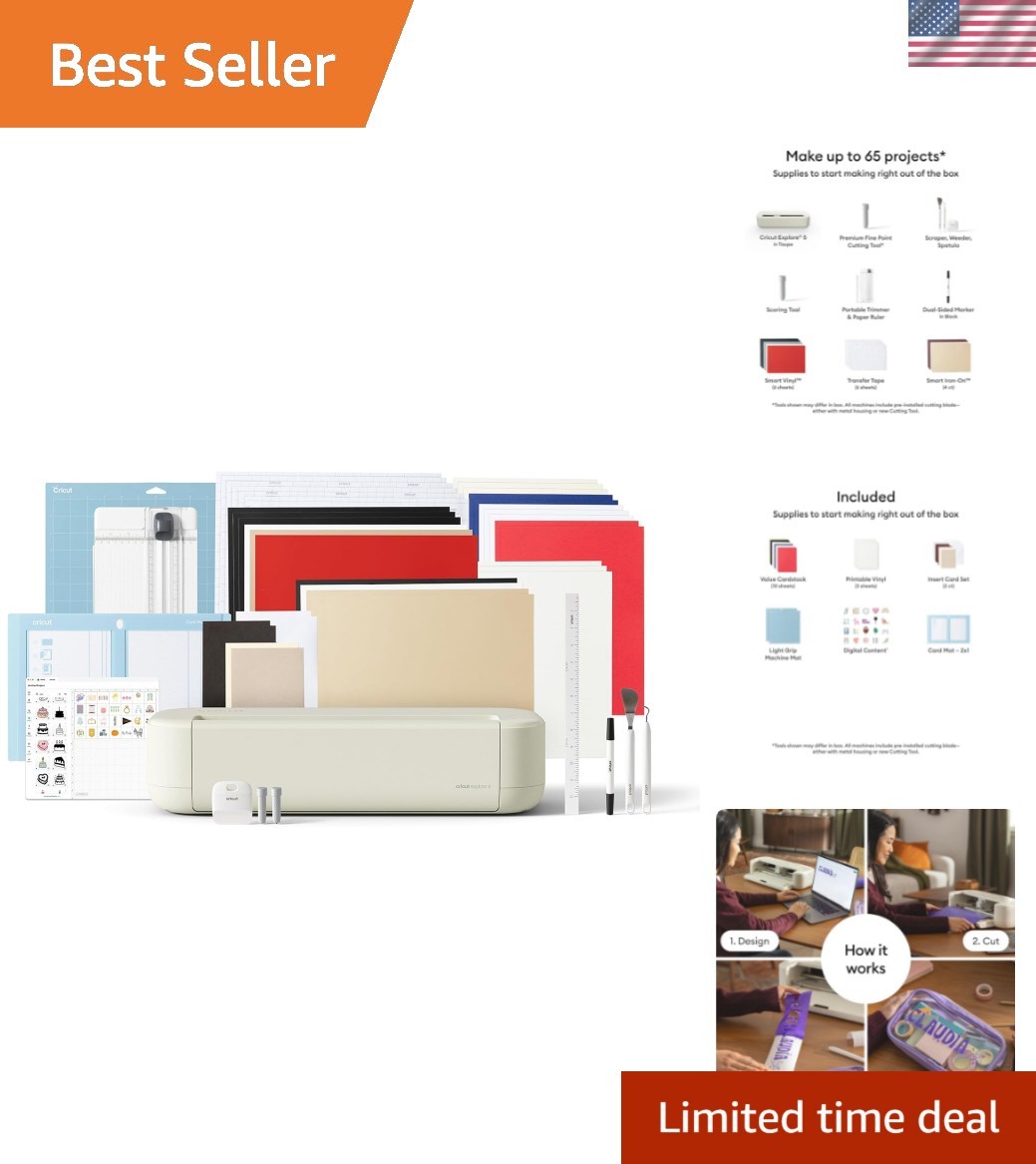 Explore 5 Essential Bundle + Digital Content, Taupe – Precise Cutting Machine…