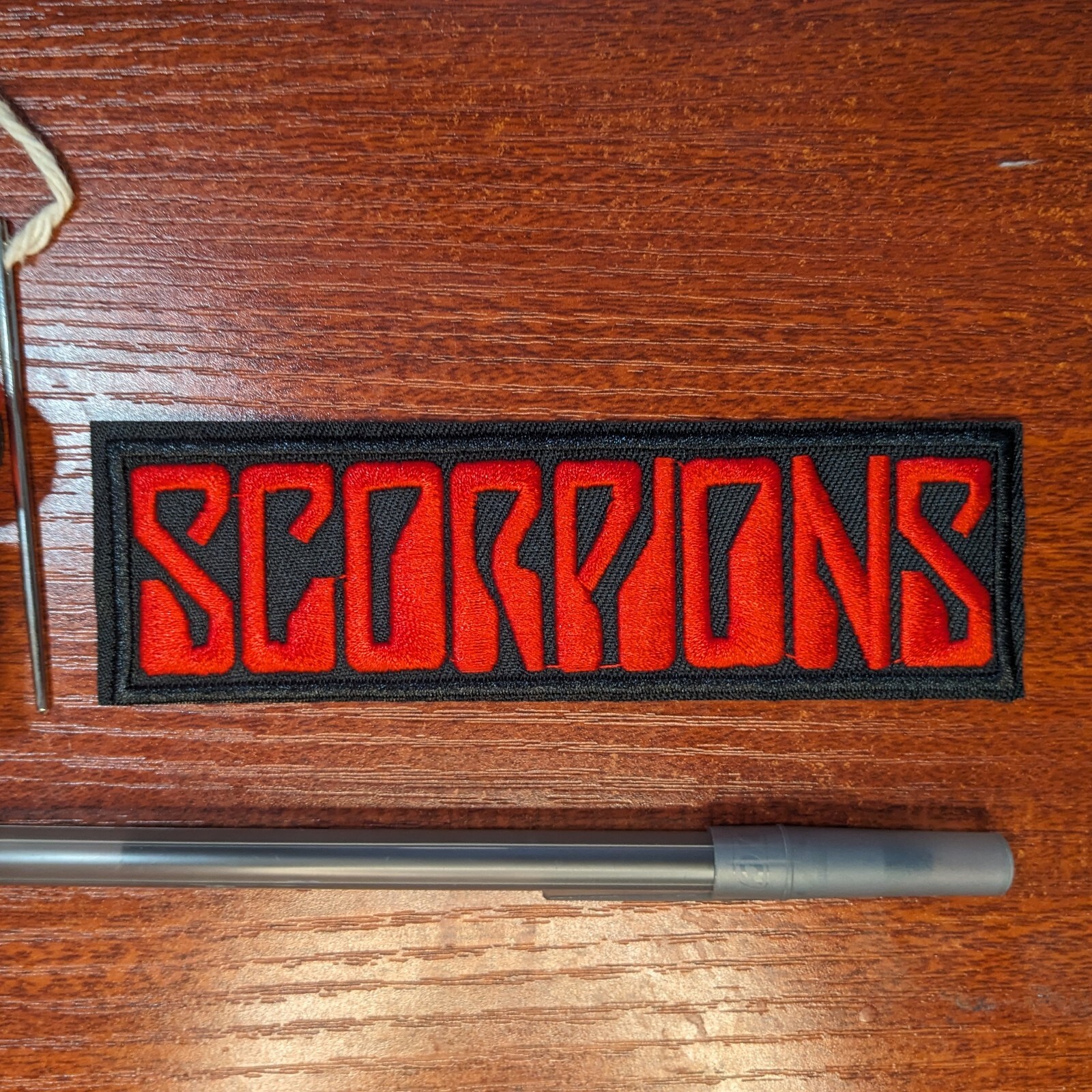 Scorpions Patch Hard Rock Band Heavy Metal Music Embroidered Iron On 1.25x.5″