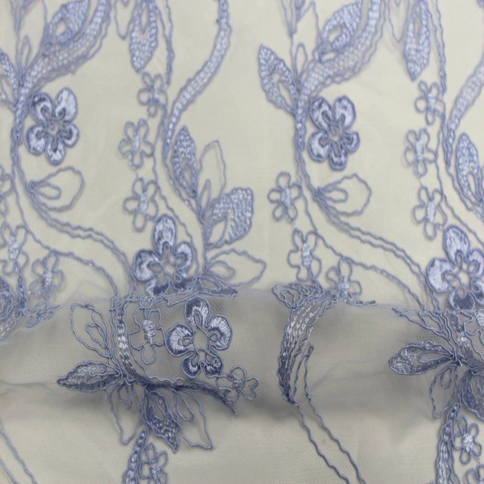 HOLIDAY Embroidered Mesh Fabric. Lace Netting Material