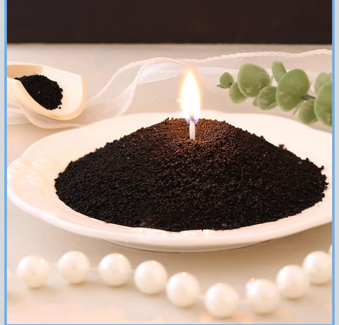 REISEN 2.2lb/35OZ Candle Sand Wax- Black Unscented Sand Candle with 10 Wicks …