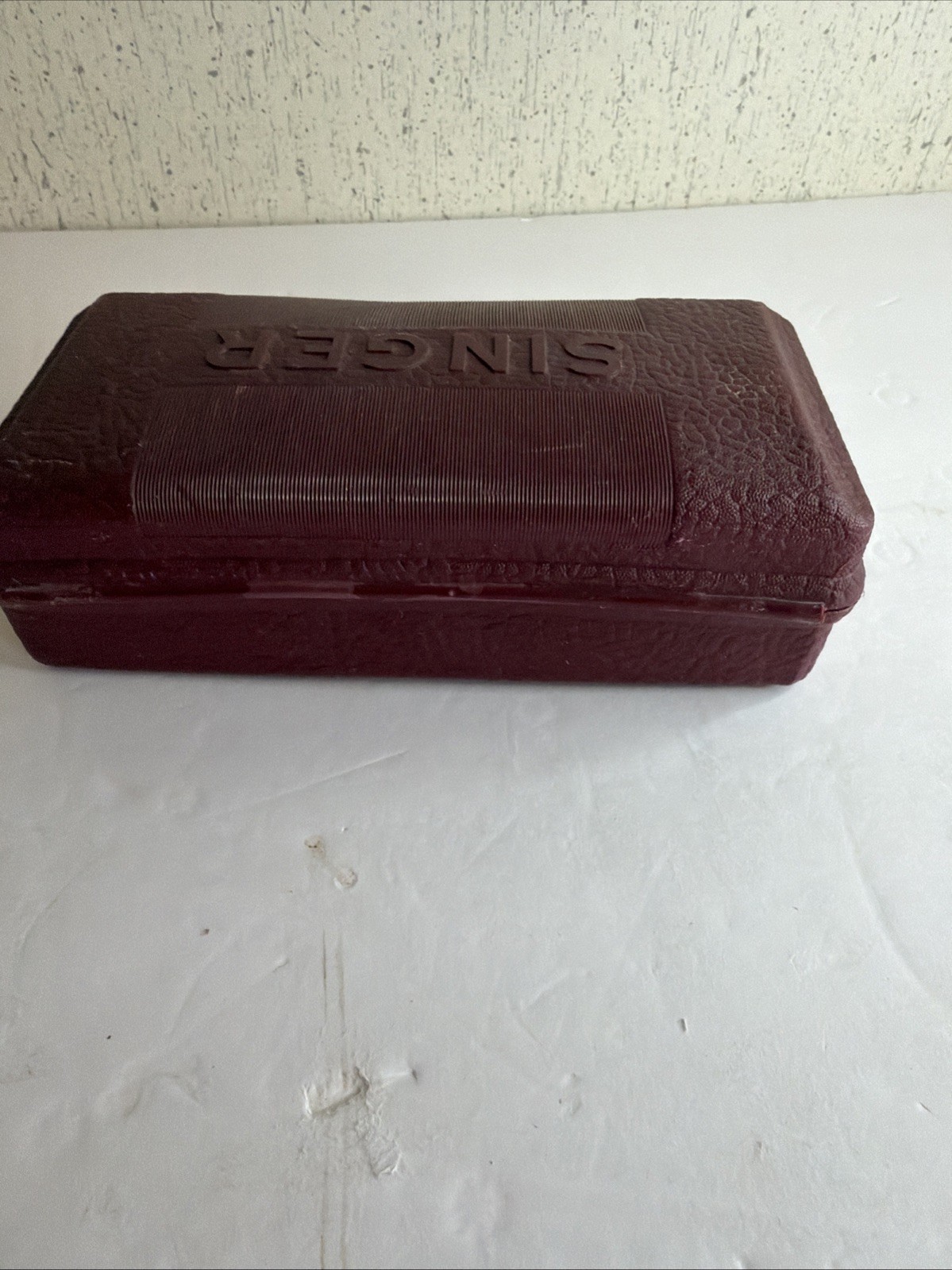 Vintage Singer Sewing Machine Slant Needle Buttonholer #160743 USA