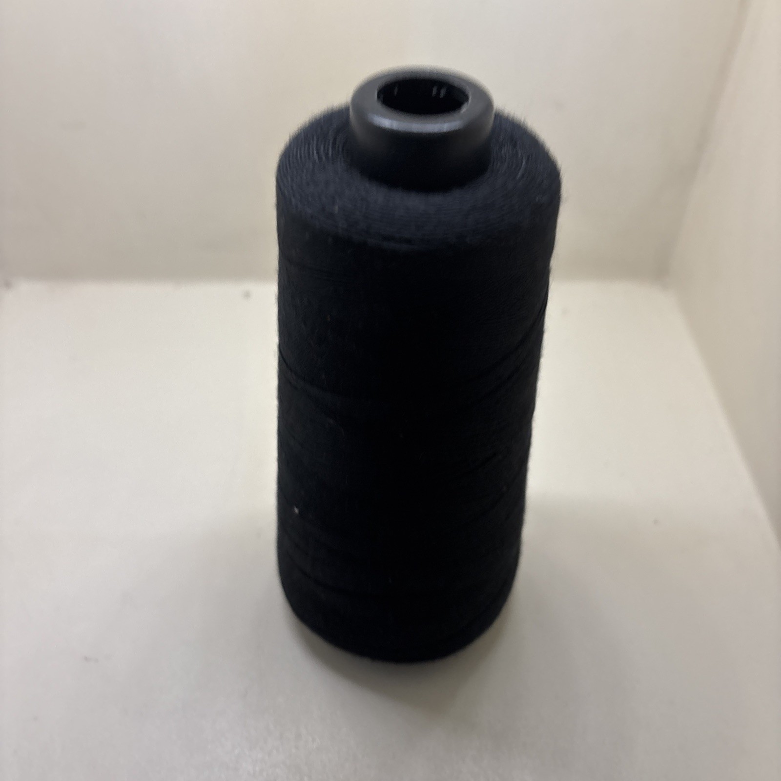 Black Polyester Serger Thread Cone 6”- Overlock Sewing- High Strength- 3000 Yard